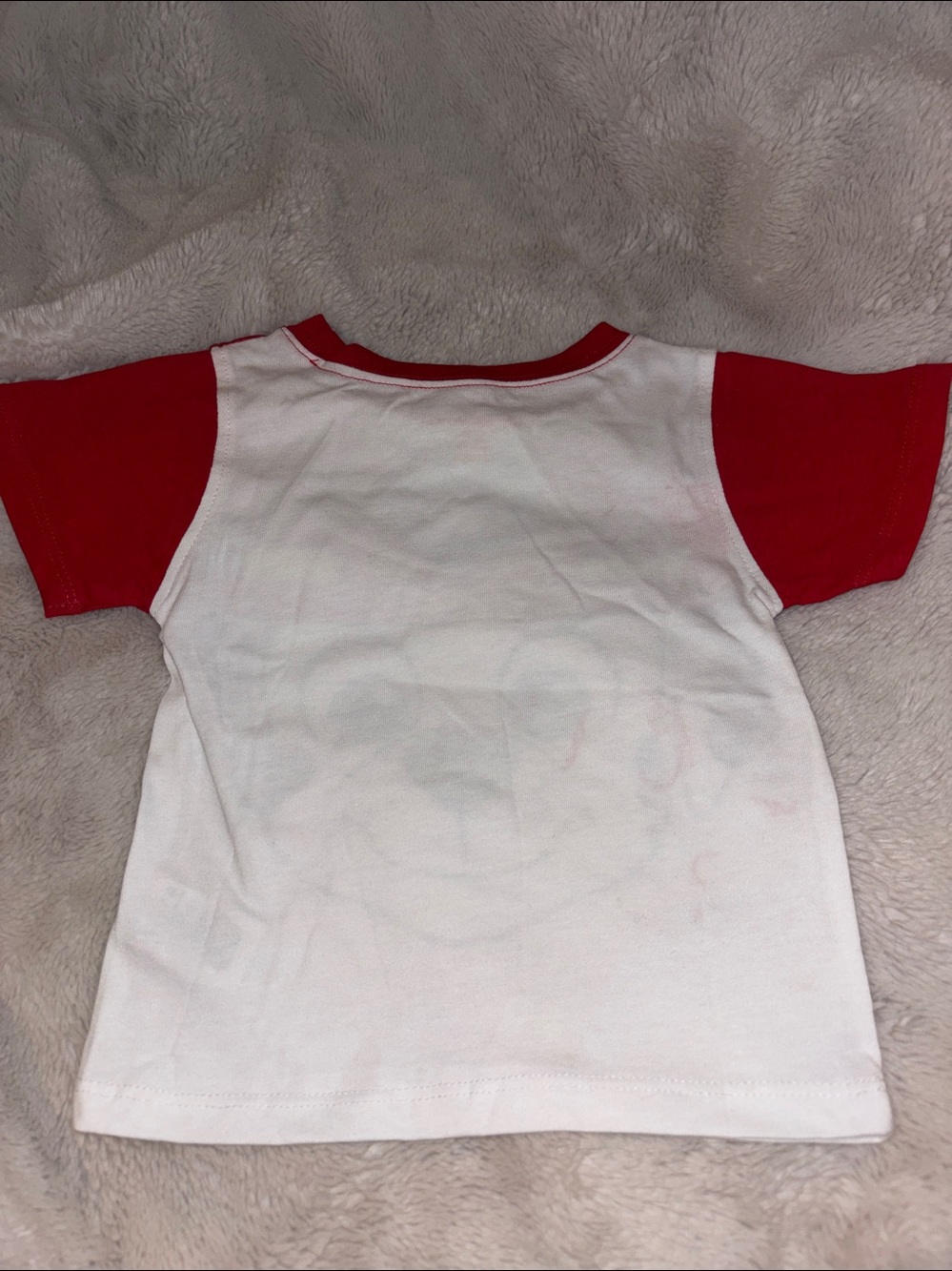 Kid’s Paw Patrol Marshall Tee - Red, White, Yellow - Picture 3 of 3